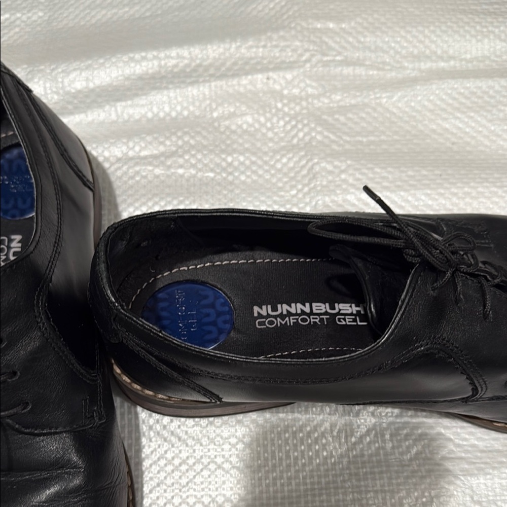 Nunn Bush Black Oxford Dress Shoes